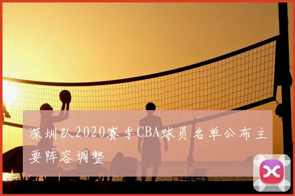 深圳队2020赛季CBA球员名单公布主要阵容调整