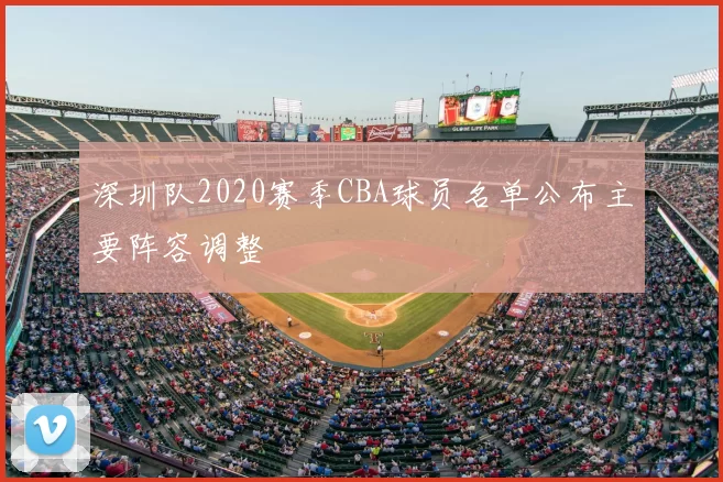 深圳队2020赛季CBA球员名单公布主要阵容调整